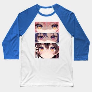 Anime Eyes Baseball T-Shirt